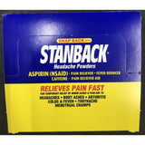 STANBACK HEADACHE POWDERS 6ct DISPLAY