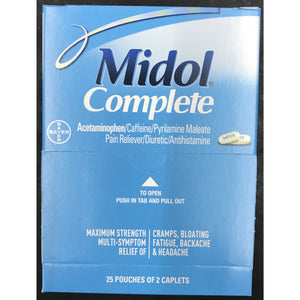 Midol Complete 50ct. Display