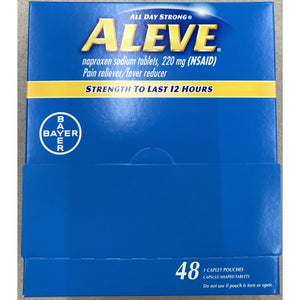 Aleve Pain Reliever 48ct Display