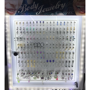 162ct. Body Jewelry LED Display